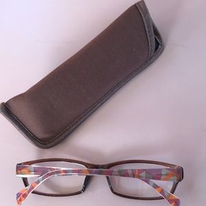 Reading Glasses by Recsen with Soft Case- +1.25